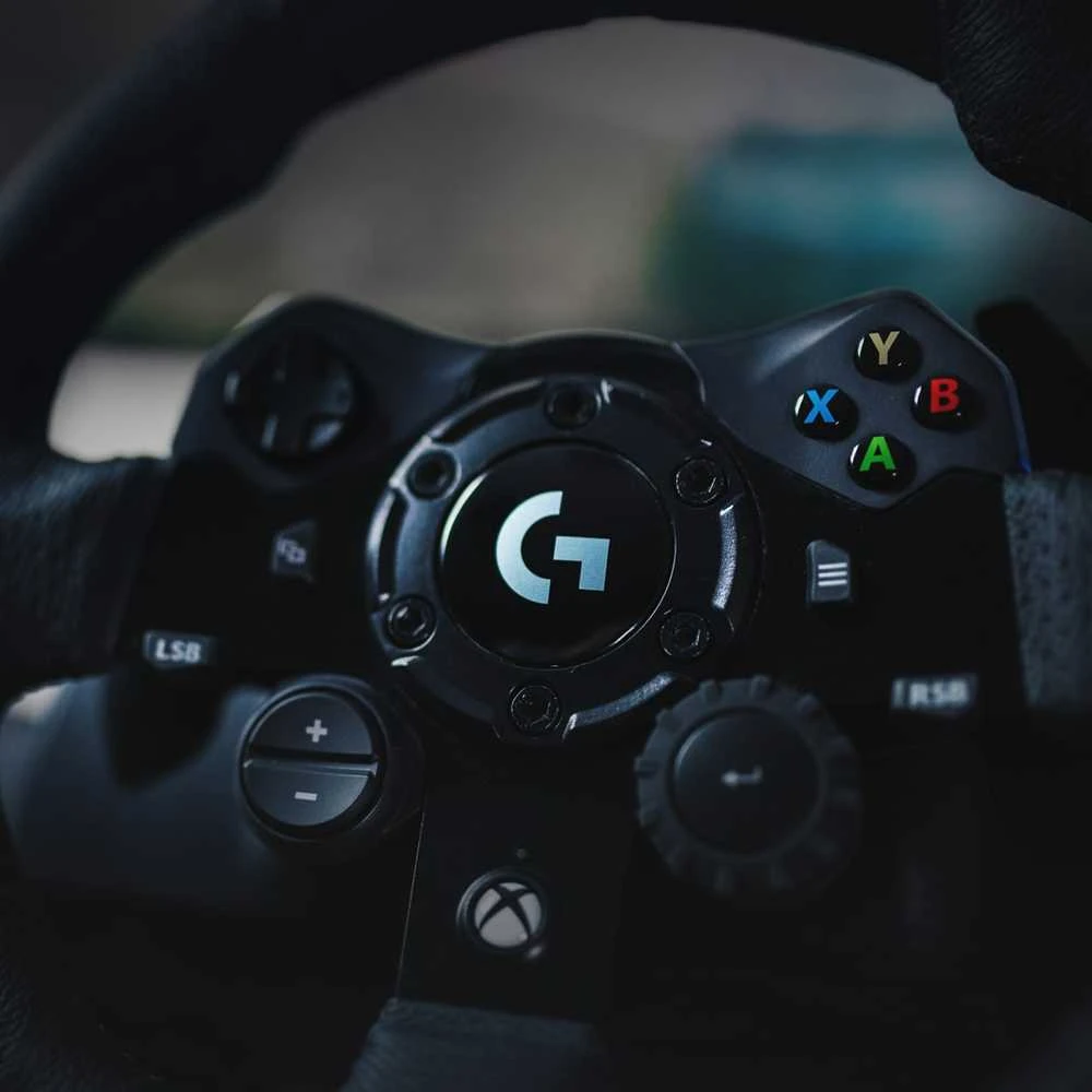 Logitech G923 TRUEFORCE simuliacinis lenktynių vairas su pedalais, skirtas Xbox Series X/S /Xbox One/PC