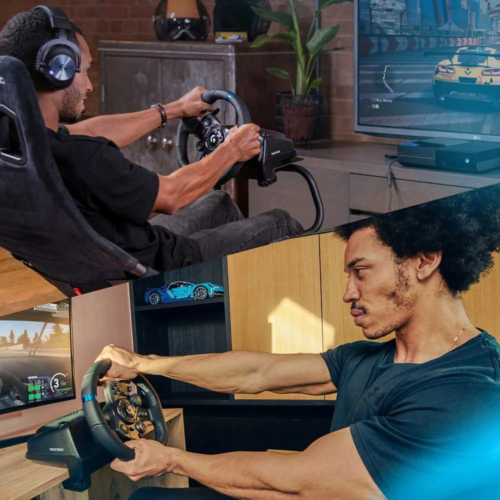 Logitech G923 TRUEFORCE simuliacinis lenktynių vairas su pedalais, skirtas Xbox Series X/S /Xbox One/PC