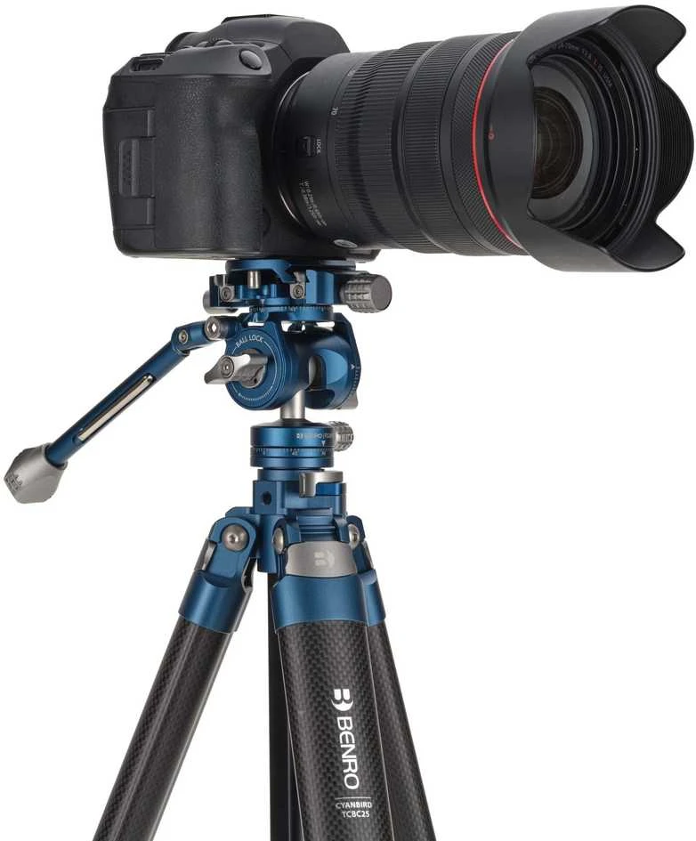 Vaizdo Kameros Galvutė - Benro FS20PROC501 Aliuminė 20 Kg 360° -70° Iki +90° Greito Atlaisvinimo Plokštelė