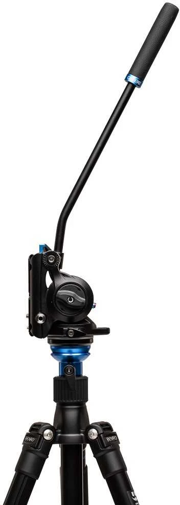 Vaizdo galva - Benro S4PRO Fluid Head 4kg talpa greito atleidimo plokštė