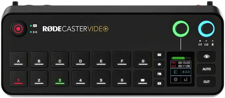 Rode Garso Produkcijos Studija - RØDECaster Video Podcast Studija 1920x1080 HDMI