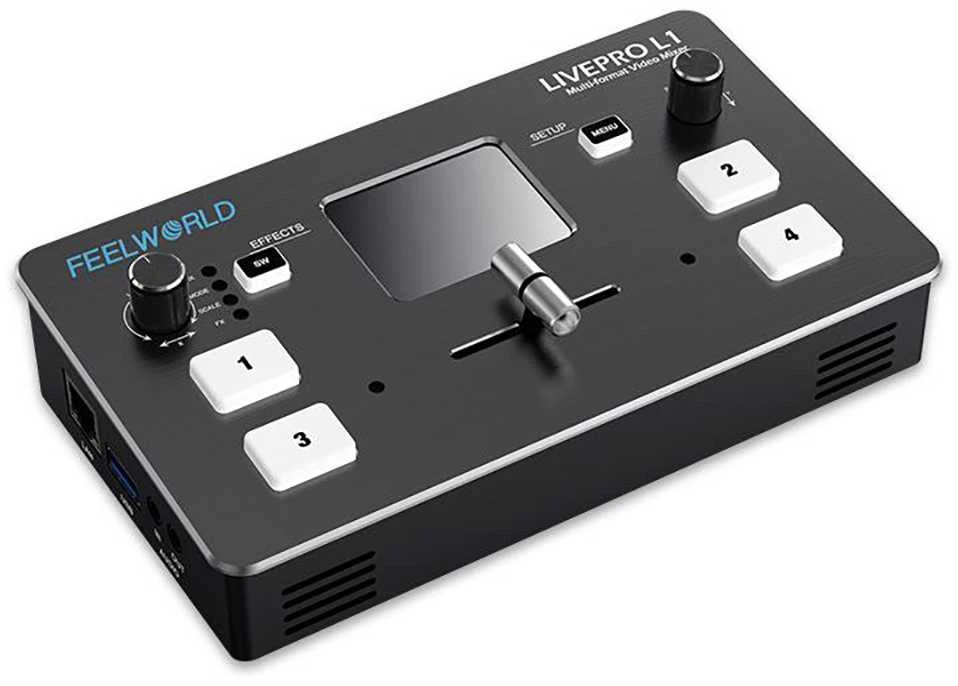 Feelworld Live Pro L1 vaizdo mikšeris iš viršaus