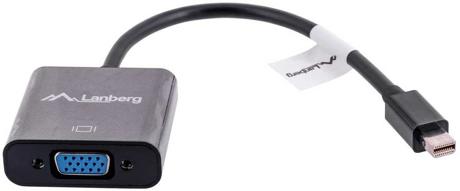 LANBERG AD-0006-BK adapteris mini Displayport M ->VGA F laidas