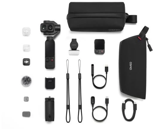 Vaizdo kamera - DJI Osmo Pocket 4P 4K Ultra HD juoda