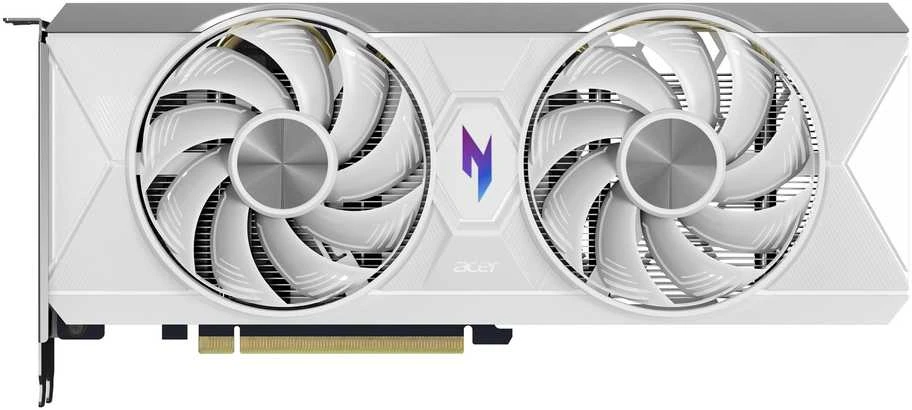Vaizdo plokštė „Acer Nitro Radeon RX 9060 XT OC 8GB Baltas Edition“ AMD GDDR6