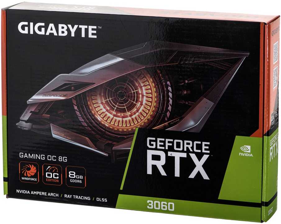 Vaizdo plokštė GIGABYTE GeForce RTX 3060 GAMING OC 8G