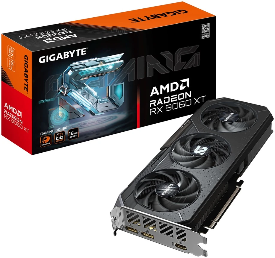 Vaizdo Plokštė - GIGABYTE Radeon RX 9060 XT 16GB GDDR6 3320MHz PCI-E 5.0