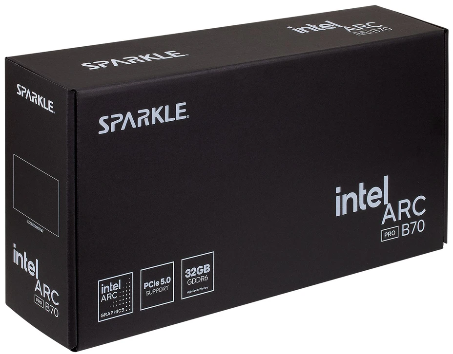 Grafikos plokštė SPARKLE Intel Arc Blower B70 Pro 32GB GDDR6