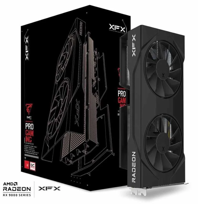 „XFX Swift AMD Radeon RX 9060 8GB“ vaizdo plokštė