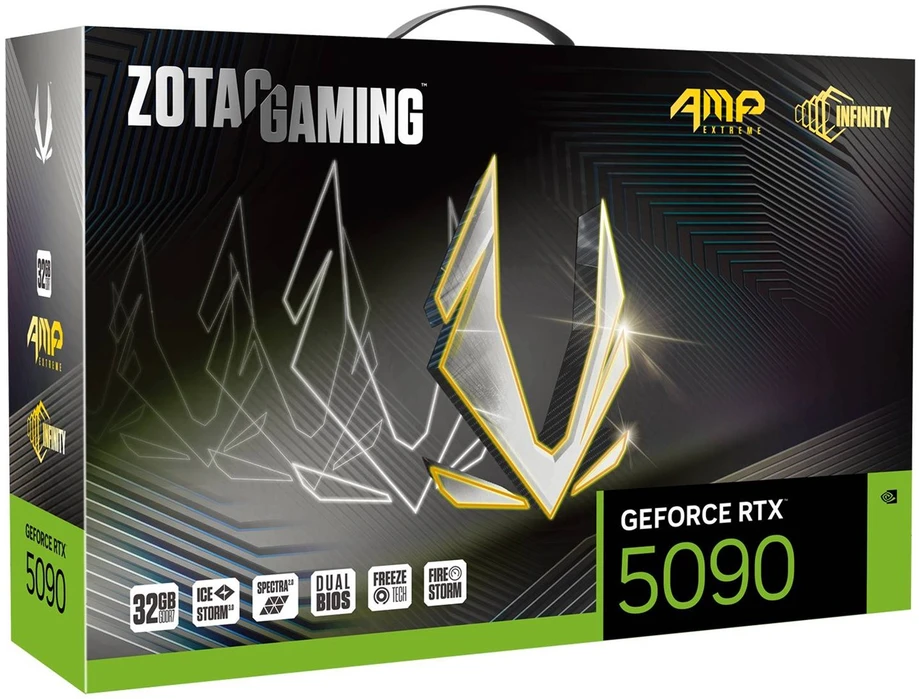 Vaizdo plokštė Zotac GAMING GeForce RTX 5090 AMP Extreme INFINITY NVIDIA 32 GB GDDR7