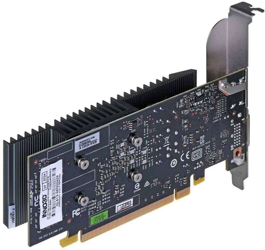 Vaizdo Plokštė - Inno3d N1030-1sdv-e5 Juoda NVIDIA Geforce GT 1030 2GB