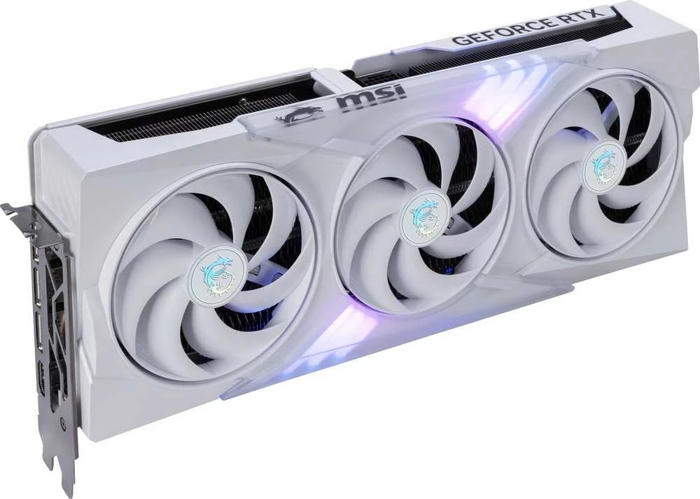 MSI GAMING GEFORCE RTX 5080 16G TRIO OC Baltas vaizdo plokštė NVIDIA 16 GB GDDR7