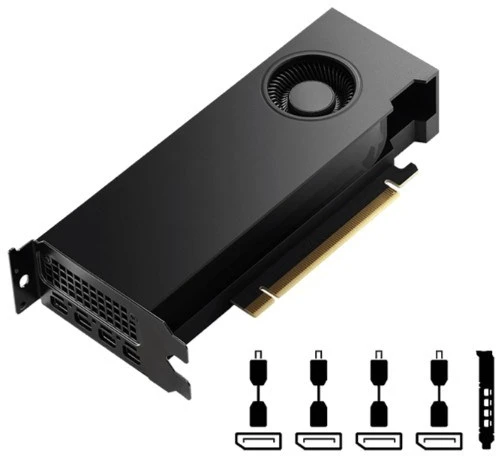 Vaizdo Plokštė - PNY NVIDIA RTX 4000 SFF Ada Karta, 20 GB GDDR6