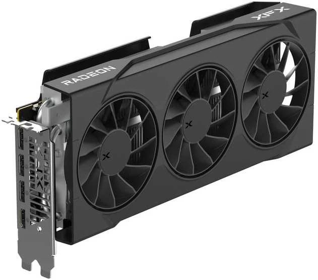 „XFX Swift RX 9070XT“ trijų ventiliatorių 16 GB vaizdo plokštė