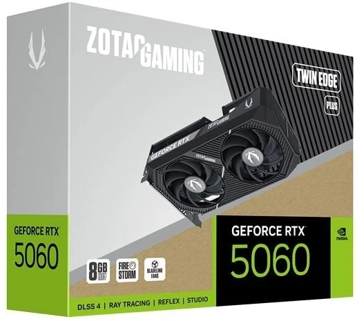 ZOTAC GAMING GeForce RTX 5060 Twin Edge PLUS vaizdo plokštė