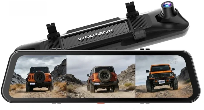 Vaizdo registratorius - WOLFBOX G900TriPro Bumper 4K + 2,5K Vaizdo Registratorius