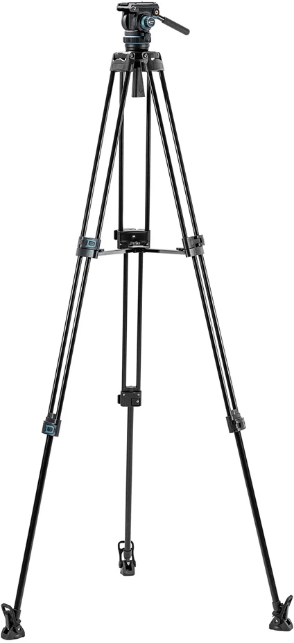 Vaizdo Stovas - Fotopro DV 5A Sunkus Skysčio Galvutė, Laiko 10 kg, Maksimalus Aukštis 193 cm, Juodas