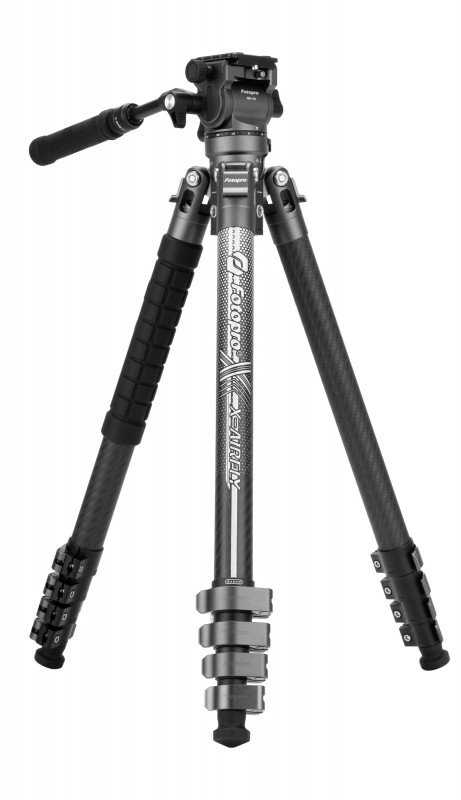 Vaizdo Stovas - Fotopro X-Airfly 3K Anglies Pluošto 15kg Apkrovos Talpa Pilkas