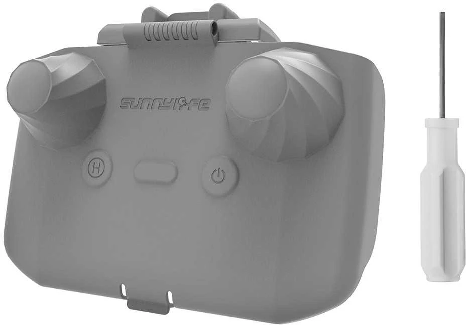 Valdiklio dangtelis - Sunnylife YK715 DJI RC-N1, RC-N2 2-in-1 saulės skydelis juodas
