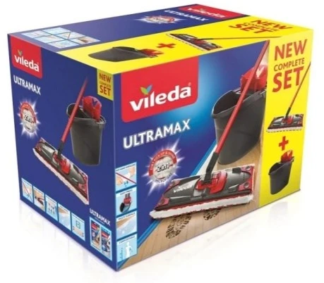 Vileda „Ultramax BOX“ rinkinys + grotelių valymo rinkinys
