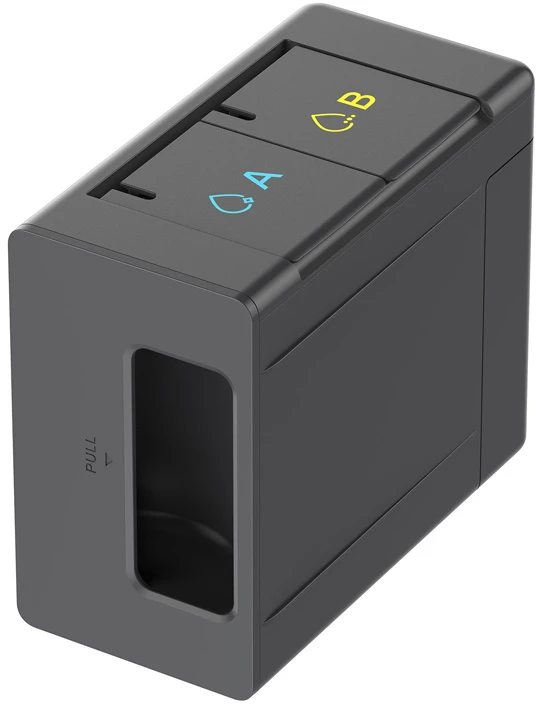 Automatic cleaning fluid dispensing module with dual 400+200 ml chambers for Dreame Matrix10 Ultra, X60 Ultra, and X60 Ultra Complete cleaning robots