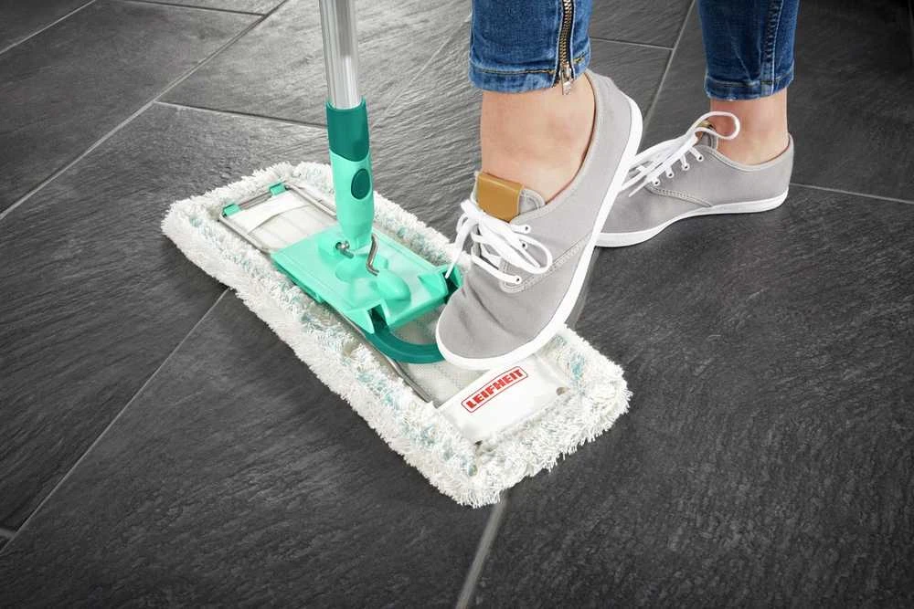 Leifheit Profi XL cotton plus mop Cotton/Fiber Pilkas, Turquoise, Baltas