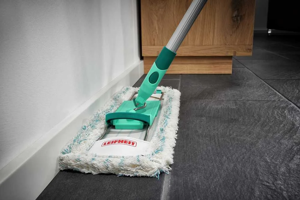 Leifheit Profi XL cotton plus mop Cotton/Fiber Pilkas, Turquoise, Baltas