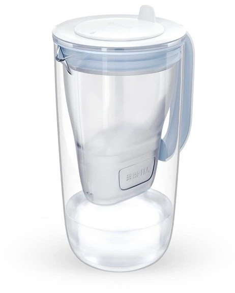 Brita Glass+ filtro ąsotis su 2 MaxtraPro PP kasetėmis (mėlynas; 2,5 l)