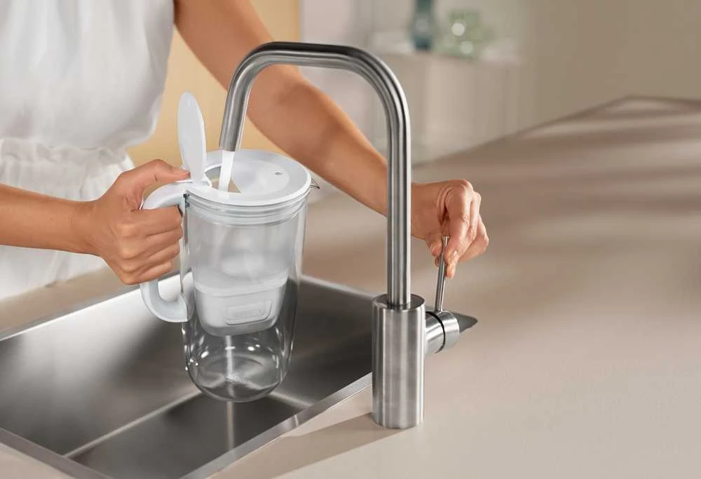 Brita Glass+1 Maxtra Pro PP filter jug (pilkas)