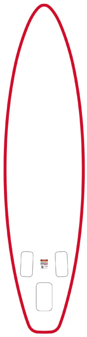 FunWater SUP irklentė SUPFW69C (raudona-balta)
