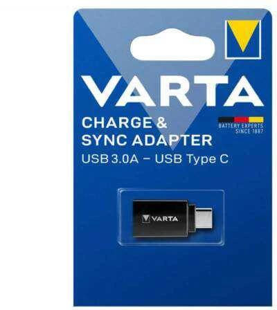 Varta Charge & sync USB 3.0A - USB tipo C 57946 adapteris