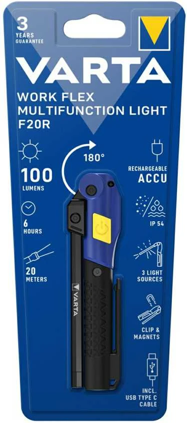 Varta Work Flex Multifunction Light F20R žibintas