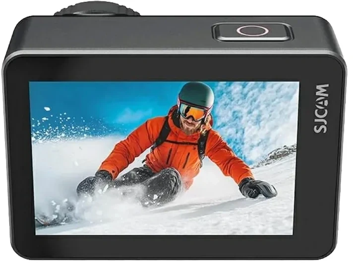 Veiksmo kamera - SJCAM SJ11 Active 4K Wi‑Fi 20 MP 6 ašių giroskopas, 154° dvigubas ekranas, USB-C, 128 GB, atspari vandeniui 5 m/30 m