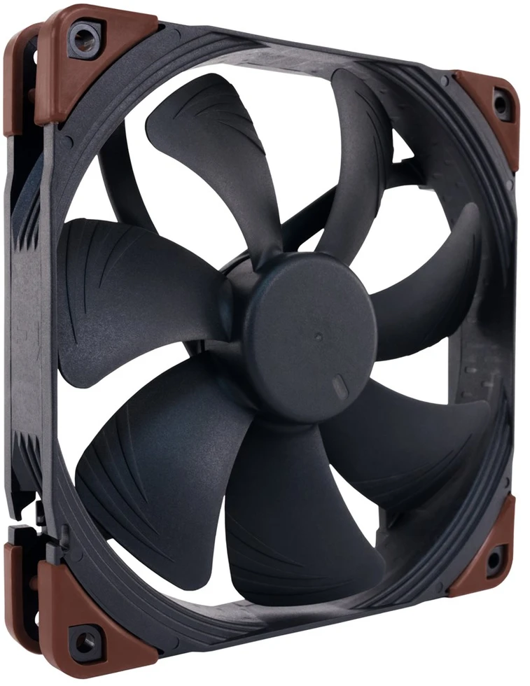 Noctua NF-A14 INDUSTRIALPPC-2000 PWM Kompiuterio dėklas Fan 14 cm Juodas, Brown 1 pc(s)