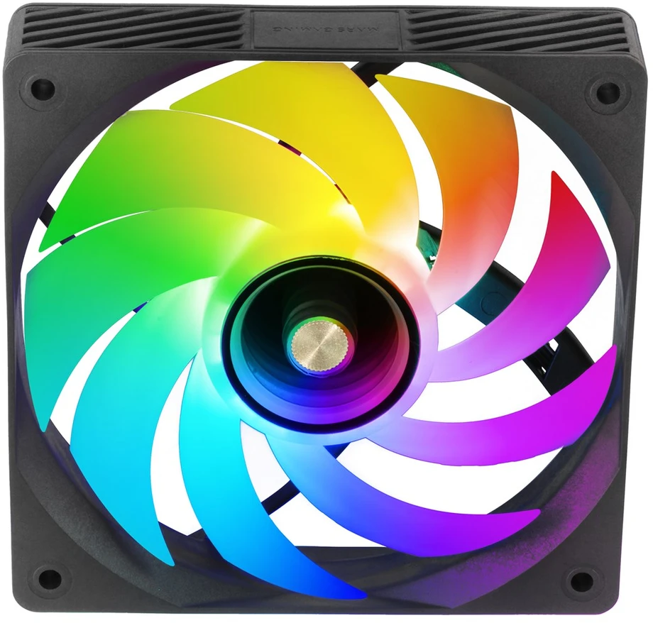 tacens Mars Gaming MFSI4KIT computer cooling system Kompiuterio dėklas Fan 12 cm Juodas