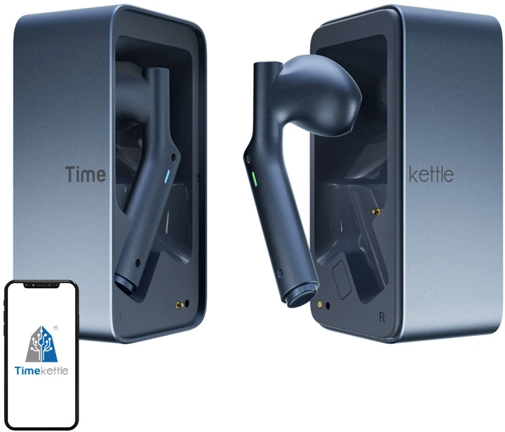 TIMEKETTLE W4 vertimo ausinės (Mėlyna)