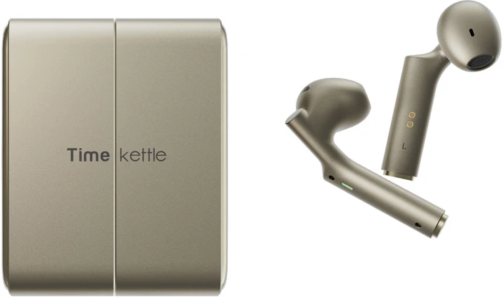 Timekettle W4 AI išmanios ausinės su vertimo funkcija, pilkos spalvos