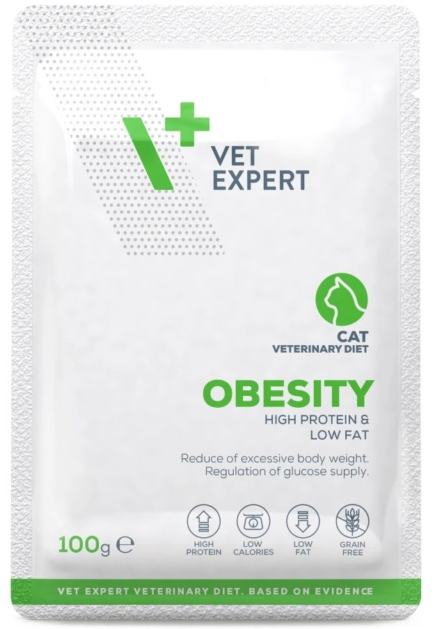 Raw Paleo VET EXPERT Obesity vištiena – šlapias kačių maistas – 100g