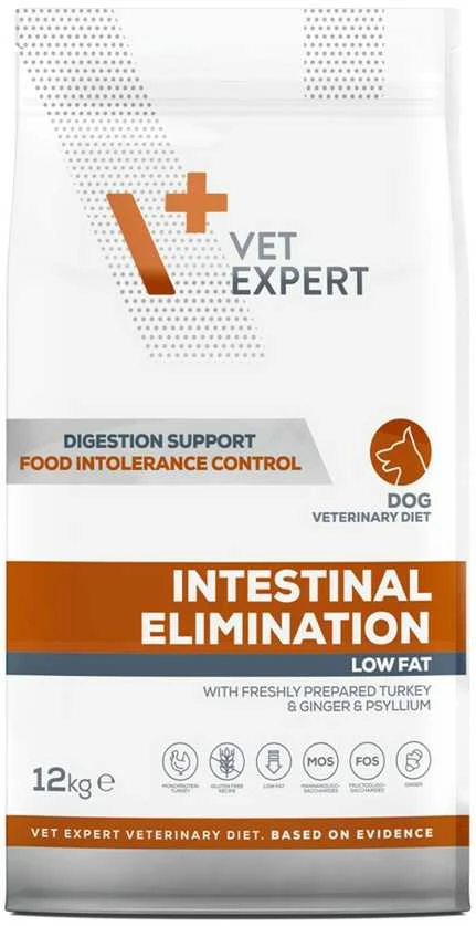 VET EXPERT Veterinarinė dieta žarnyno šalinimo šuniui – sausas šunų maistas – 12 kg