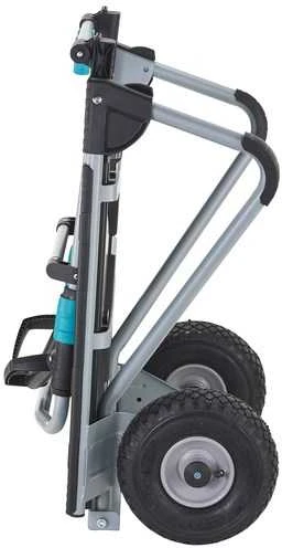 Vežimėlis - Wolfcraft 5535000 Sulankstomas, Plastikas, Plienas, 200 kg Talpa, Juodas/Turkio/Pilkas