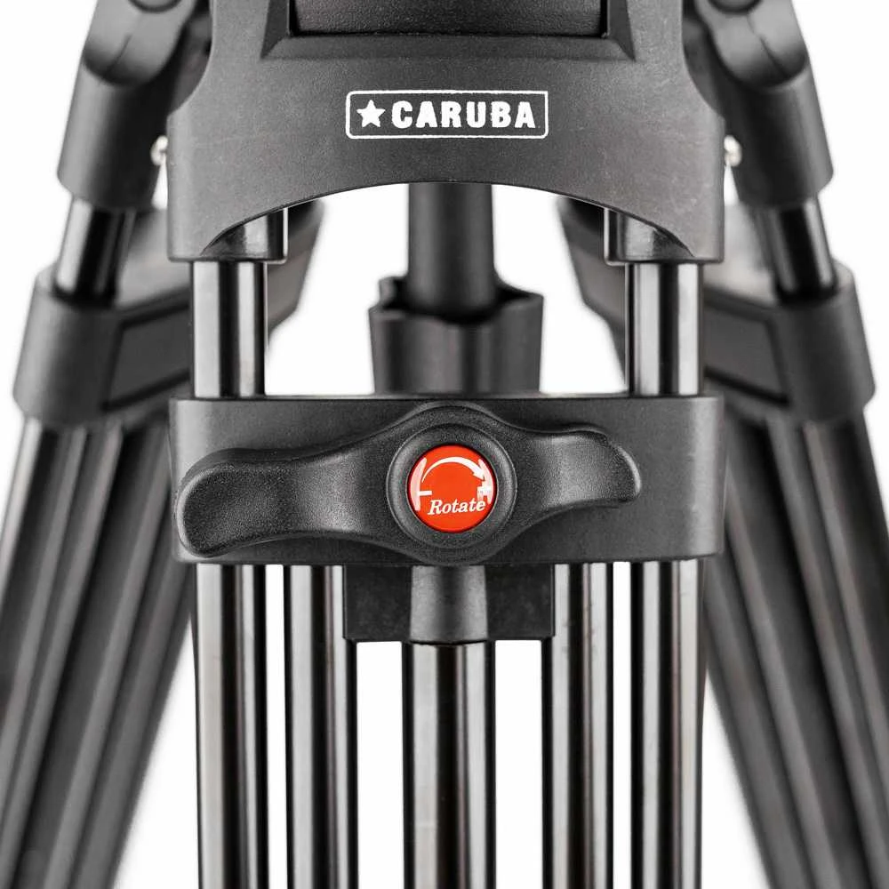 Video trikojis - Caruba Videostar 180 Pro 180cm 8kg apkrova, Juoda