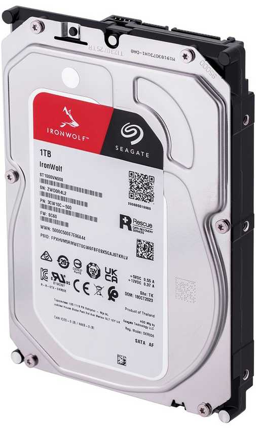 Kietasis diskas – „Seagate IronWolf“ 1 TB 256 MB 5400 RPM SATA III
