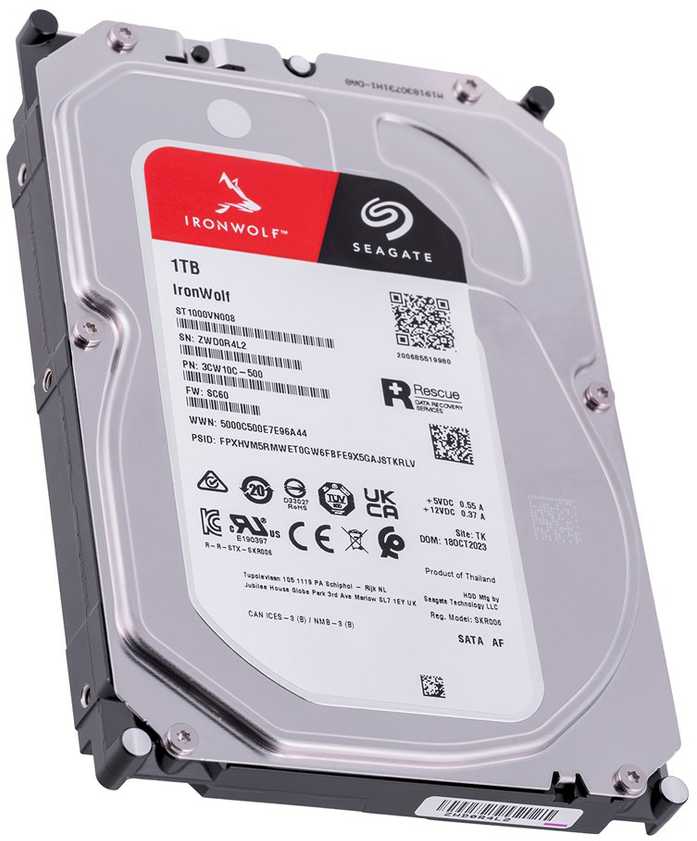 Kietasis diskas – „Seagate IronWolf“ 1 TB 256 MB 5400 RPM SATA III