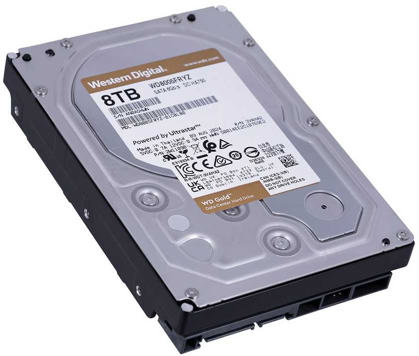„Sandisk WD Gold 8TB SATA 6Gb/s 3,5 colio HDD“