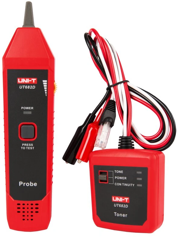UT682D prietaisas elektros, telefonijos ir tinklo kabelių paieškai, vejos roboto kontūro testeris, UNI-T