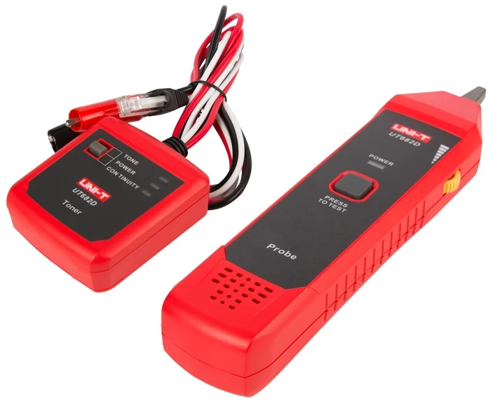 UT682D prietaisas elektros, telefonijos ir tinklo kabelių paieškai, vejos roboto kontūro testeris, UNI-T