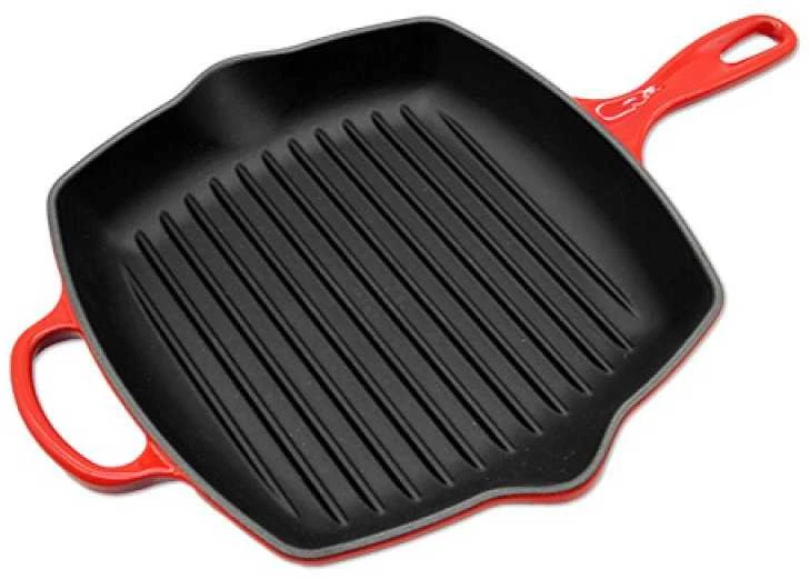 Virimo Indai - Le Creuset Signature Kvadratinė Kepsninė 26cm Indaplovėje Saugoma Vyšnių Raudona