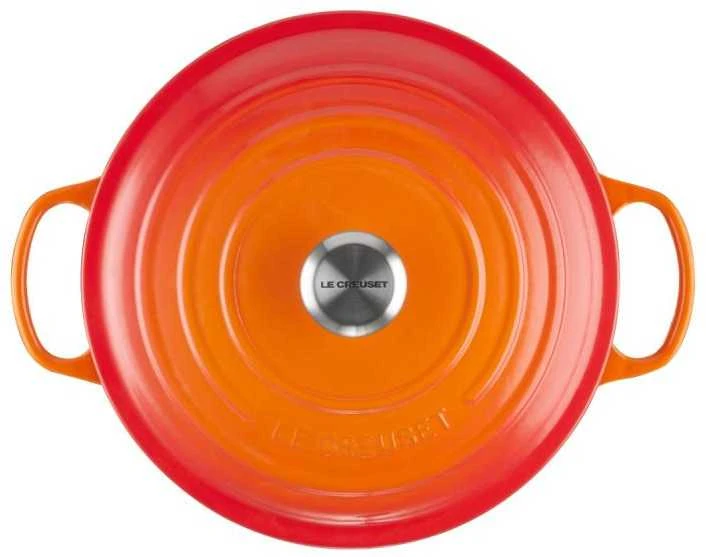 Virtuvės Indai - Le Creuset Signature Keptuvė 20cm Apvalus Ketaus Raudona