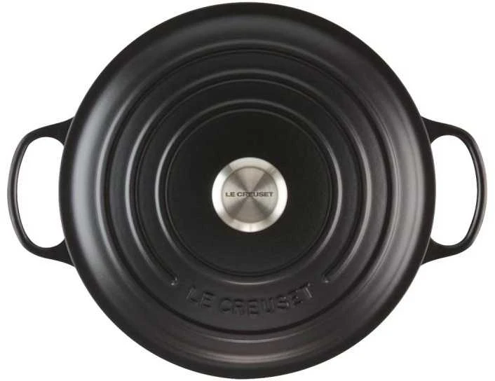 Puodas LeCreuset Signature 26 cm, juodas