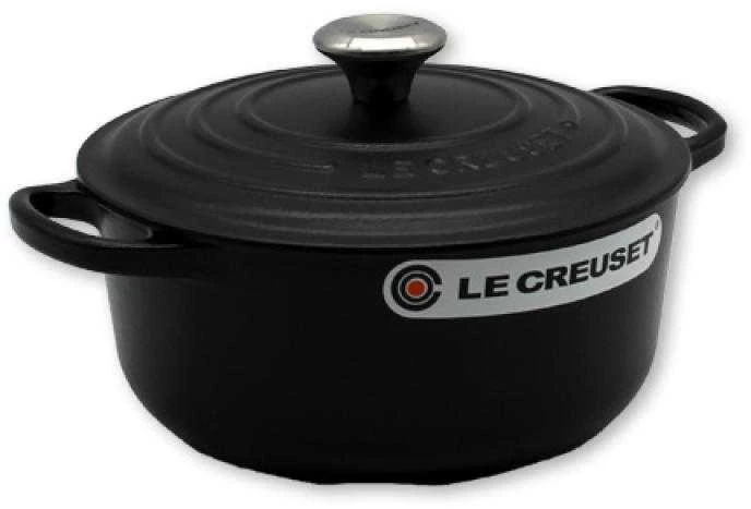 Virtuvės Indai - Le Creuset Signature Keptuvė 20cm Apvalaus Ketaus Juoda